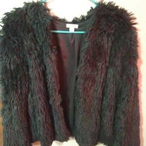 xhilaration faux fur jacket